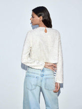 Women's Fashionable Solid Color Fringe Hem Cropped Blouse, Autumn